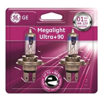 GE H4 Megalight Ultra +90% 2 ks