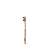 KUMPAN AS07 Bamboo kids toothbrush - rainbow - retail box