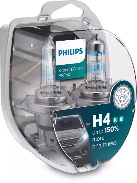 PHILIPS H4 X-tremeVision Pro150 2 pcs