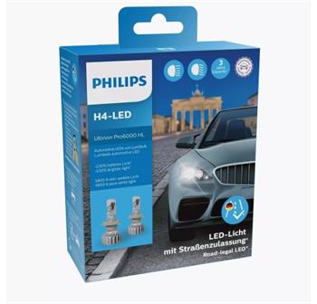 PHILIPS LED H4 Ultinon Pro6000 HL 2pcs
