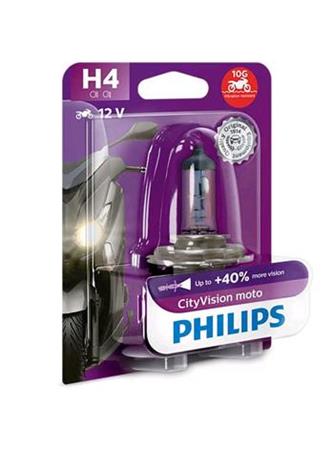 PHILIPS H4 CityVision Moto 1 pcs